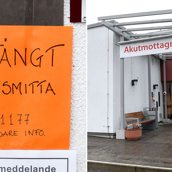 Akutmottagningen på lasarettet i Enköping