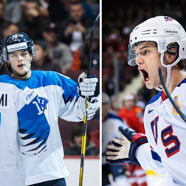 Finland och USA möts i JVM-finalen natten mot söndag.