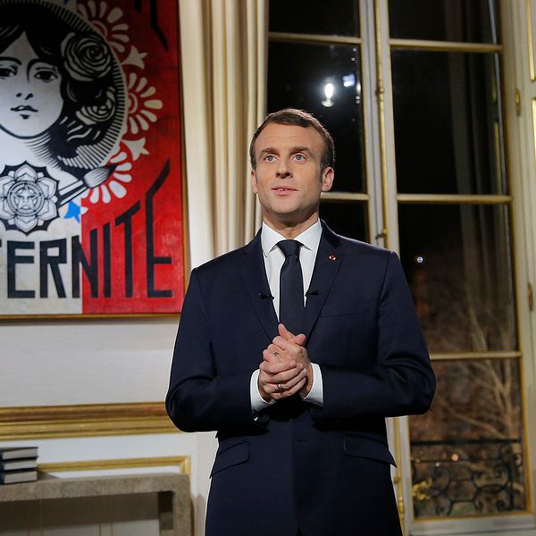 Frankrikes president Emmanuel Macron