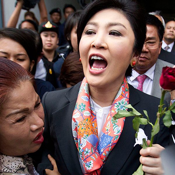 Thailands före detta premiärminister Yingluck Shinawatra.