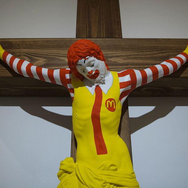 Jani Leinonens staty McJesus.