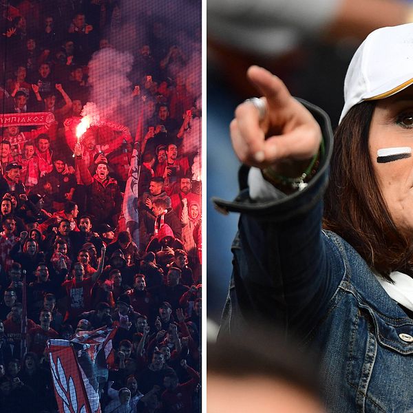 Kvinnor får bara se supercupfinalen mellan Juventus och Milan från familjeläktaren.