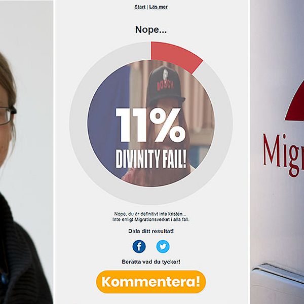 Micael Grenholm, pastor från Uppsala, har sammanställt läckta konvertitfrågor från Migrationsverket till ett eget test. Många kristna har fått underkänt på testet