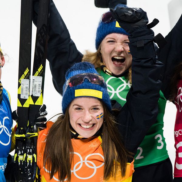 Hanna Öberg, Anna Magnusson, Mona Brorsson and Linn Persson.