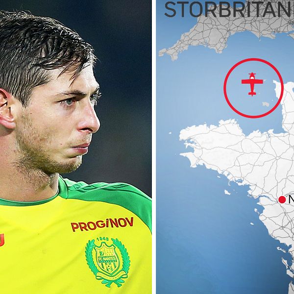 Emiliano Sala skrev i helgen på ett nytt kontrakt för Premier league-klubben Cardiff city, han saknas sedan måndagskvällen då planet han färdades i förlorade kontakten över Engelska kanalen.