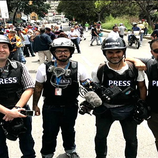 journalisten och internetaktivisten Melanio Escobar rapporterar från Caracas.