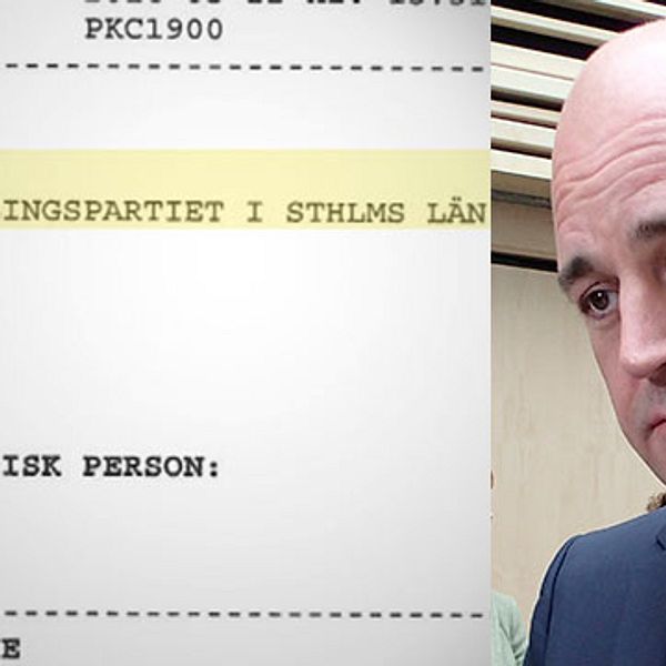 Polisanmälan och Fredrik Reinfeldt.