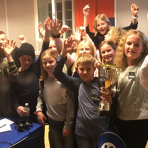 Iseråsskolan från Kungsbacka blev halländska segrare i Vi i femman 2019.