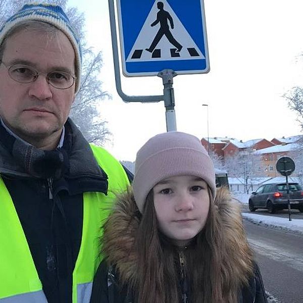 Robert Moldén och hans dotter Marie Moldén.