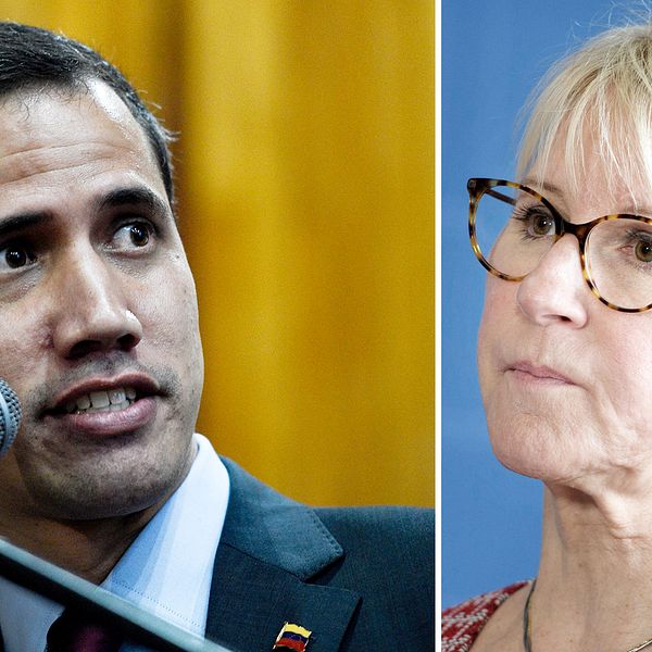 Oppositionsledaren Juan Guaidó i Venezuela har fått stöd av Sverige, men utrikesminister Margot Wallström (S) kommer inte till det internationella mötet i Uruguay om krisen i Venezuela.