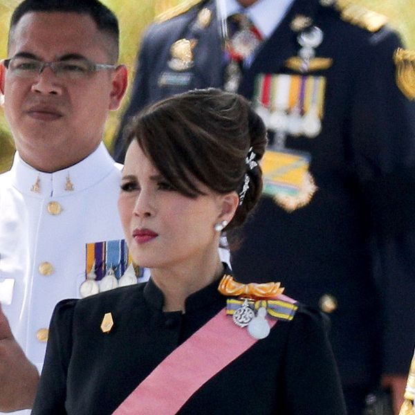 Prinsessan Ubolratana vid ett framträdande i Bangkok 2017