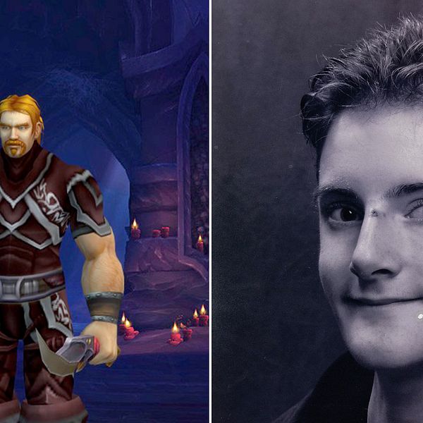 Mats i World of Warcraft som Lord Ibelin Redmoore och Mats, 15 år.