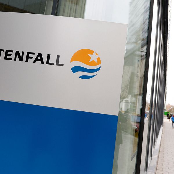 En Vattenfall-skylt