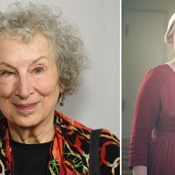 Margaret Atwood och Elisabeth Moss.