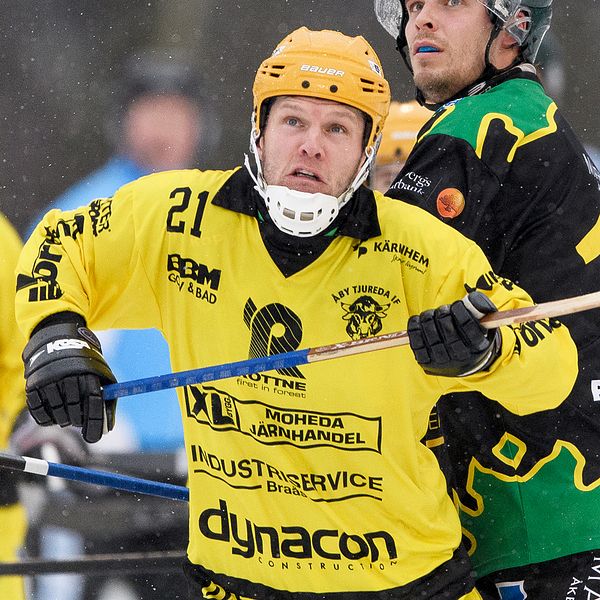Åby/Tjuredas Ulf Einarsson under en match mot Frillesås.