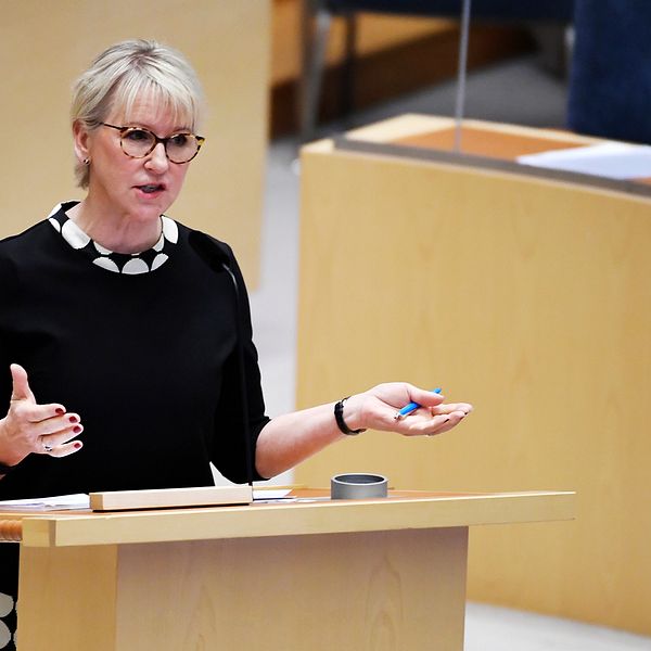 Utrikesminister Margot Wallström (S)