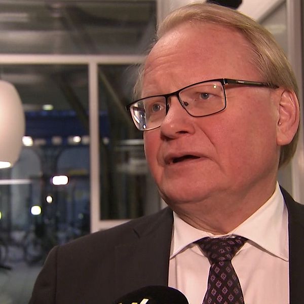 Försvarsminister Peter Hultqvist