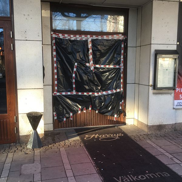 Skottlossning mot restaurang i centrala Jönköping