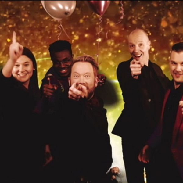 De teckenspråksgestaltar Melodifestivalens final