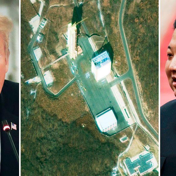 USA:s president Donald Trump säger att han skulle bli väldigt besviken på Nordkoreas diktator om uppgifterna om raket- och robotanläggningen i Tongchang-ri stämmer