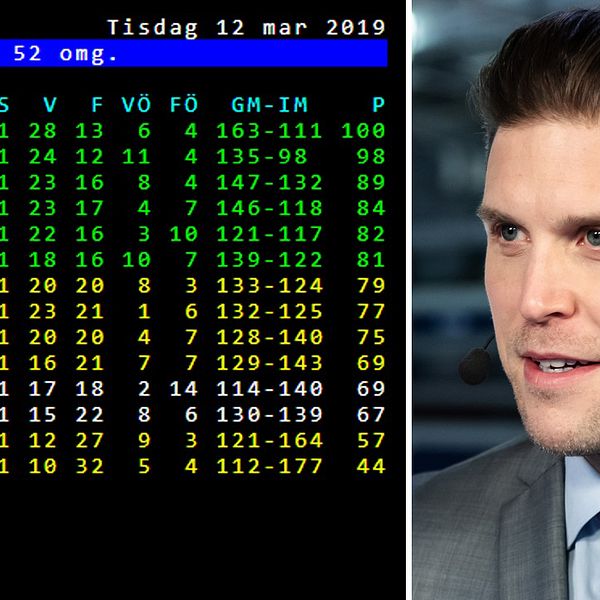 SVT Sports expert Jonas Andersson inför rysaravslutningen i SHL.