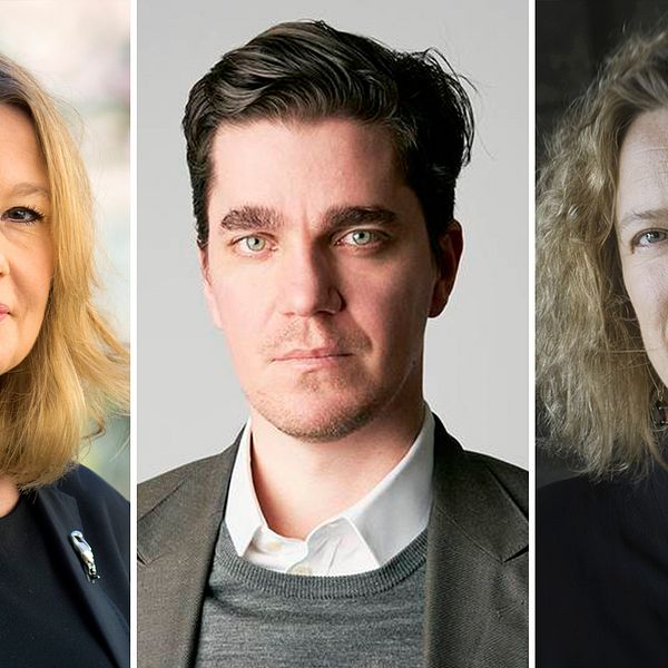 Aftonbladets kulturchef, Rysslandsexperten Martin Kragh och Aftonbladets publisher Lena K Samuelsson