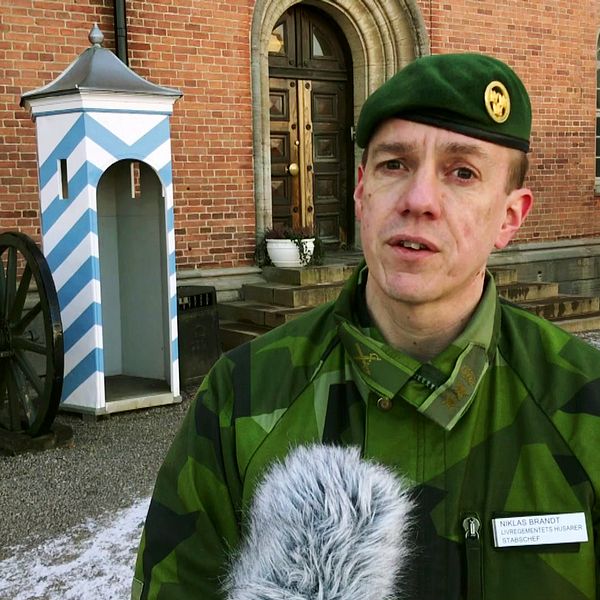 Niklas Brandt, stabschef på K3 i Karlsborg