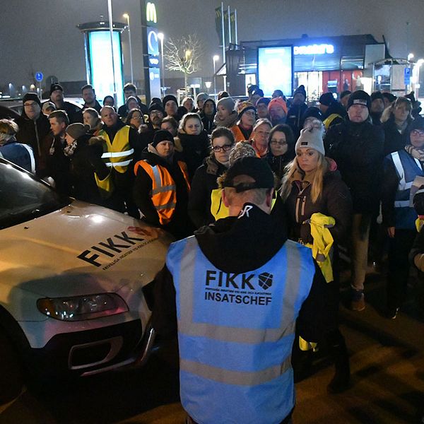 Frivilligorganisationen FIKK, frivilliga insatser vid kris och katastrof inledde en sökinsats under torsdagskvällen.