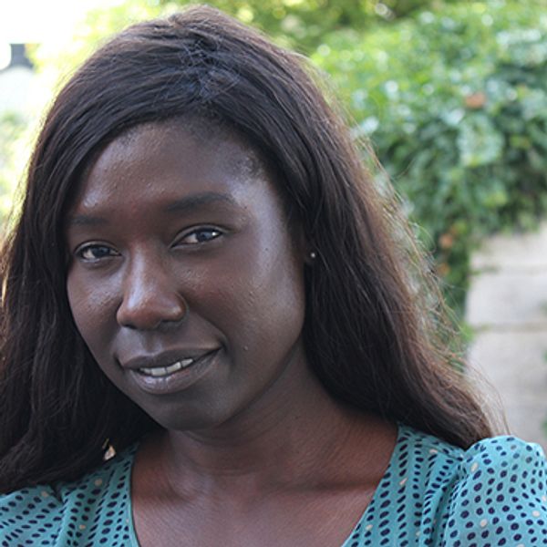 Victoria Kawesa, rikdagskandidat för Feministiskt initiativ.