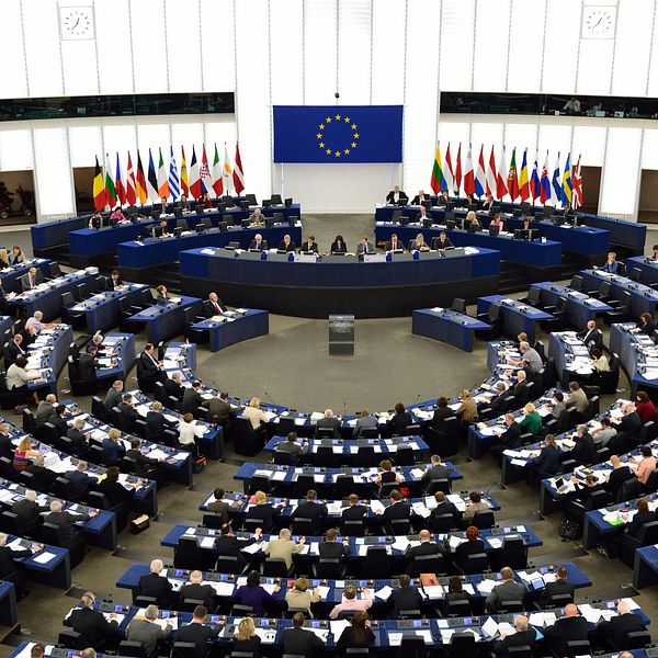 Plenum i EU-parlamentet i Strasbourg