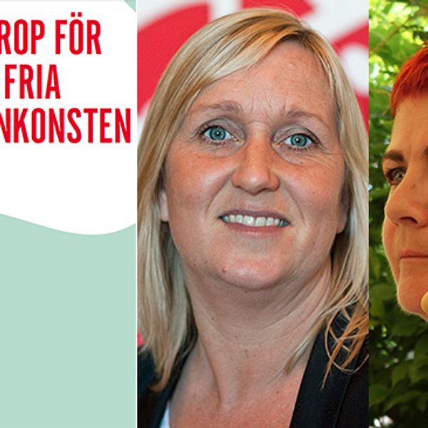 Uppropet, Gunilla C Carlsson (S) och Cecila Magnusson (M).