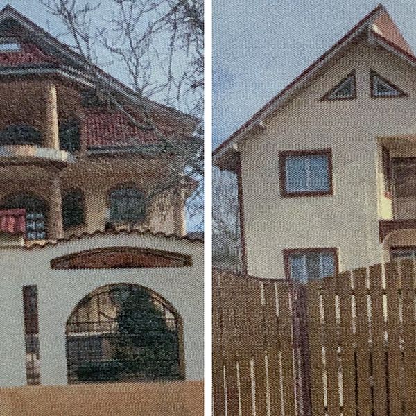 foton på två hus