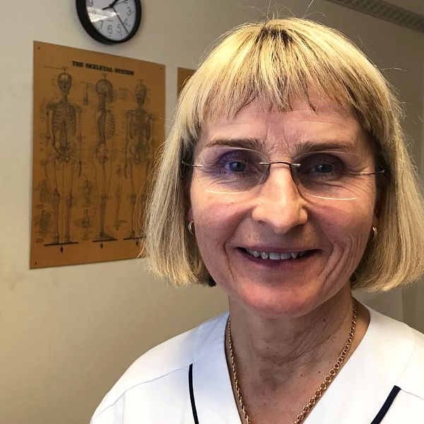 Foto på distriktsläkaren Lillemor Nyberg.