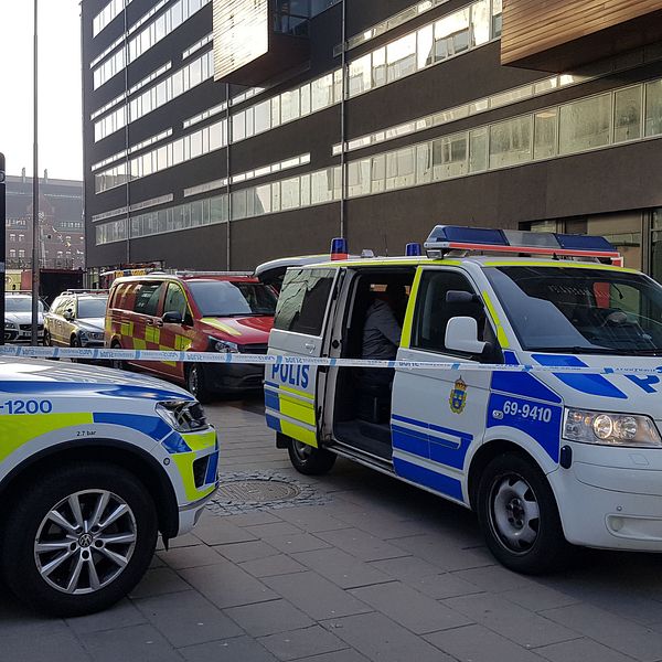 Avspärrning vid Findus Malmö efter hot