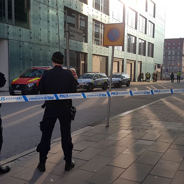 Avspärrning vid Findus Malmö efter hot