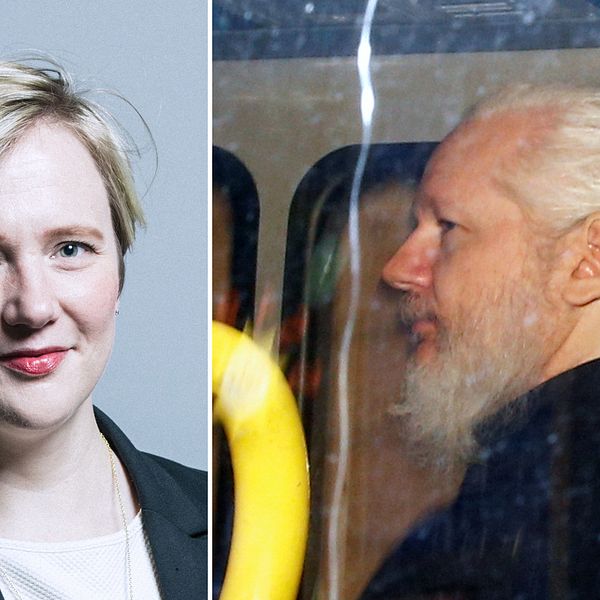 Labour-ledamoten Stella Creacy (t.v) är en av de över 70 brittiska parlamentariker som nu kräver att Julian Assange utlämnas till Sverige.