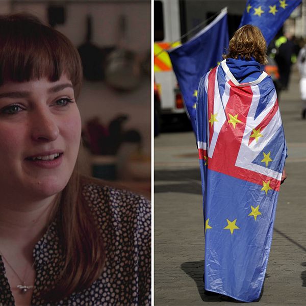 Ellen Grimås berättar att brexit väcker starka känslor.