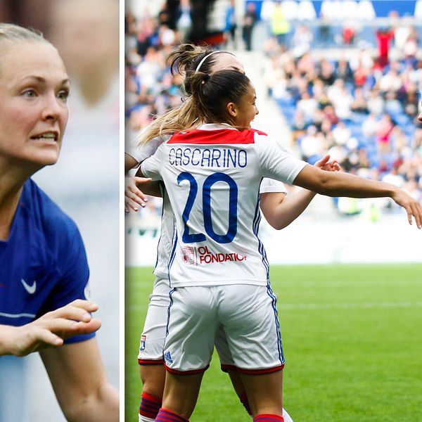 Chelseas Magdalena Eriksson gjorde självmål i semifinalen mot Lyon.