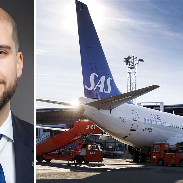 Rawaz Nermany, ordförande för Svensk pilotförening, menar att det är felaktigt att SAS-piloter i snitt tjänar 93 000 kronor.