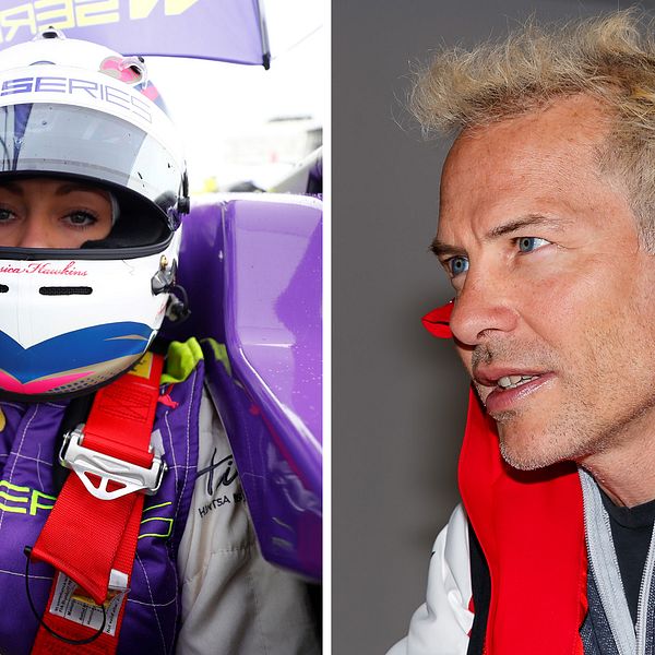 Jacques Villeneuve (till höger) är kritisk till att damer får en egen racingserie. ”Detsamma som att säga att de inte är lika bra som män”, säger den förre F1-mästaren.