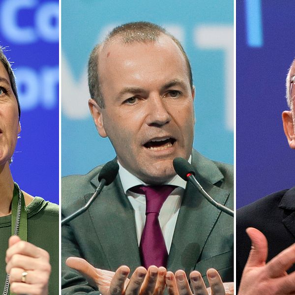Margrethe Vestager (ALDE), Manfred Weber (EPP) och Frans Timmermans (S&D) är tre av toppkandidaterna som väntas ta över efter Jean-Claude Juncker.