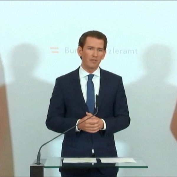 Österrikes förbundskansler Sebastian Kurz.