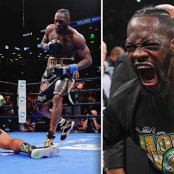 Deontay Wilder knockade Dominic Breazeale i nattens titelmatch i New York.