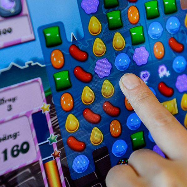 Candy Crush Saga, spelapp framtaget av spelföretaget King.