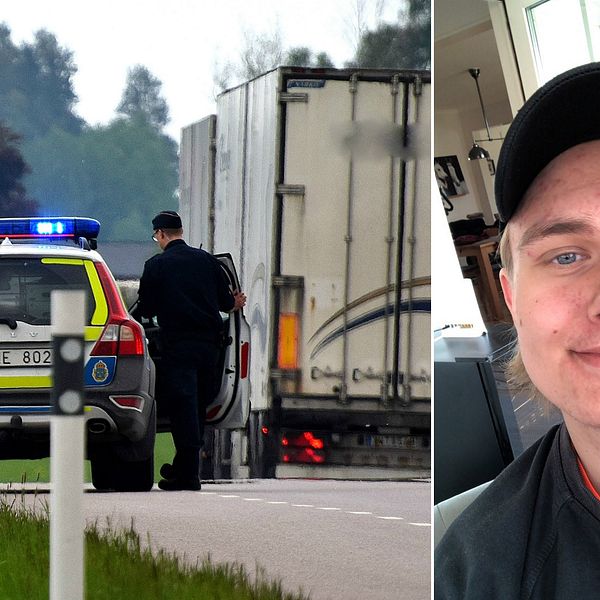 Skenande lastbil fick stopp tack vare 17-åriga Kasper Svensson