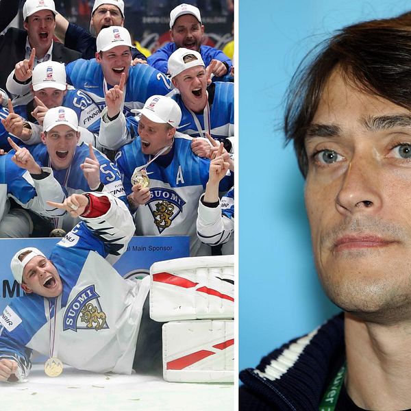 Finländske hockeylegendaren Teemu Selänne hyllar sina landsmän som vann guld i Slovakien.