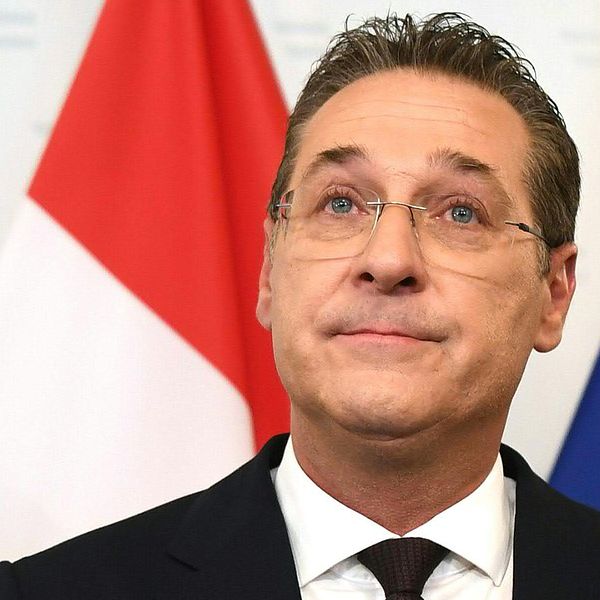 Österrikes vice-kansler Heinz-Christian Strache tvingades nyligen bort från sin post, men nu har han chansen att ta plat i EU-parlamentet