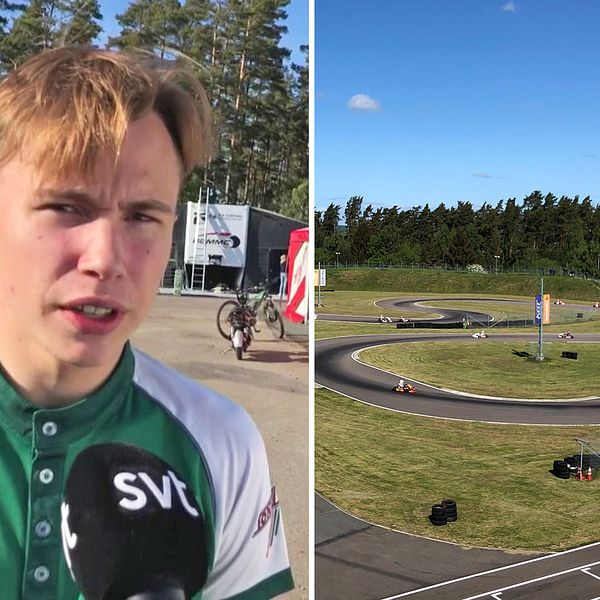 EM i karting arrangeras i Kristianstad. Flera skåningar är med och tävlar om förstaplatsen .Noah Milell är en av dem.