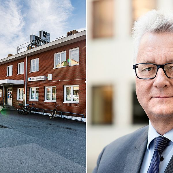 ”Detta är så viktigt att vi anser att det bör följas upp av regeringen”, säger riksrevisor Stefan Lundgren. På bilden till vänster syns Arbetsförmedlingen i Lessebo.