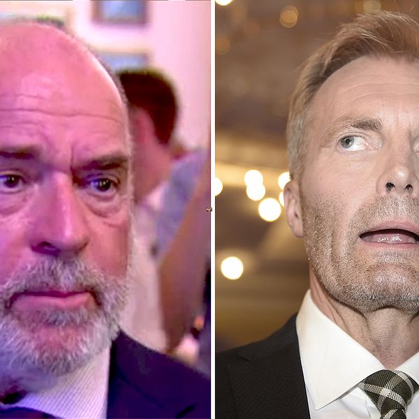 Dansk Folkepartis viceordförande Sören Espersen och ledamot Peter Skaarup.